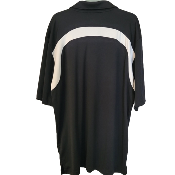 Louisville Slugger Polo Shirt Baseball Athletic Golf Size XXL Black with… - Picture 4 of 5